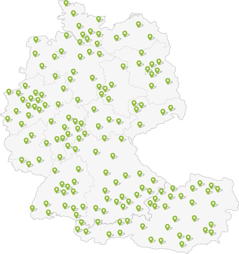 ÜBERALL IN DEUTSCHLAND UND ÖSTERREICH